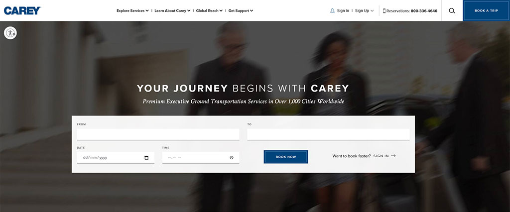 Carey International global chauffeured services logo