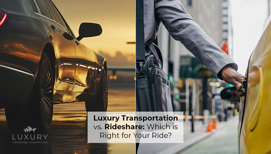 Luxury Transportation vs Rideshare
