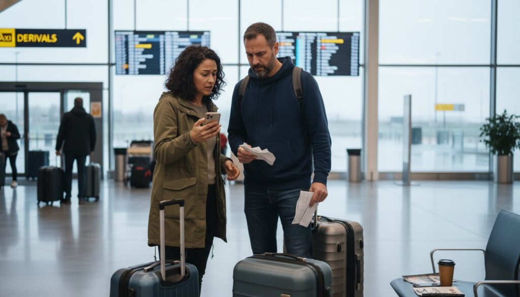 how to plan airport pickup when arriving on an international flight