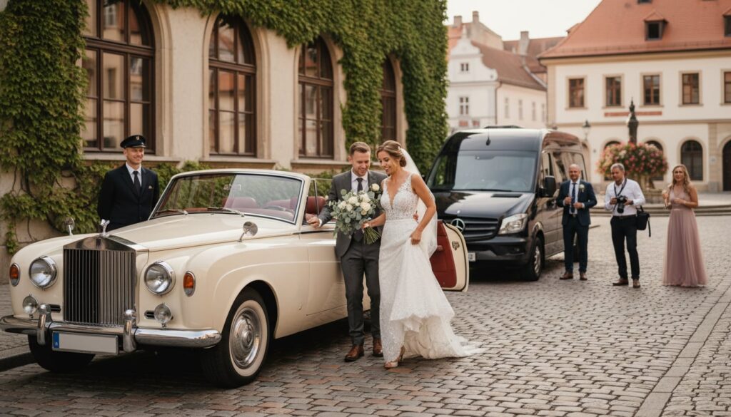 wedding transport planning guide for ceremony, photos and reception transfers
