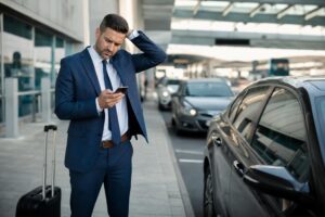 unreliable taxi service for corporate visitors
