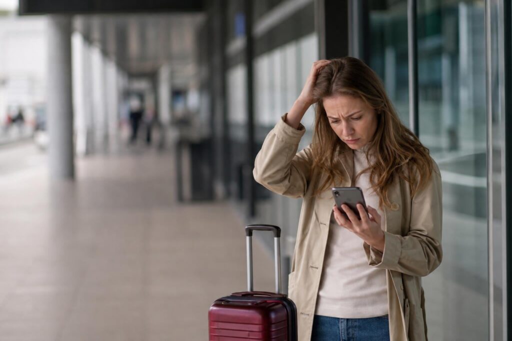 concern about lack of communication from driver