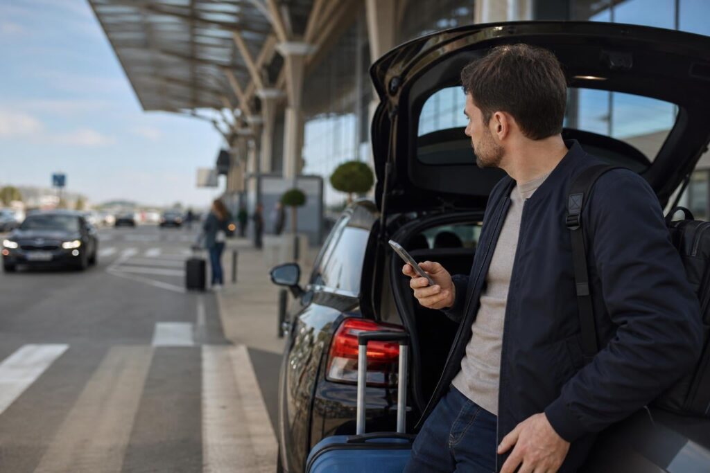 coordinating pickup for multiple passengers arriving separately
