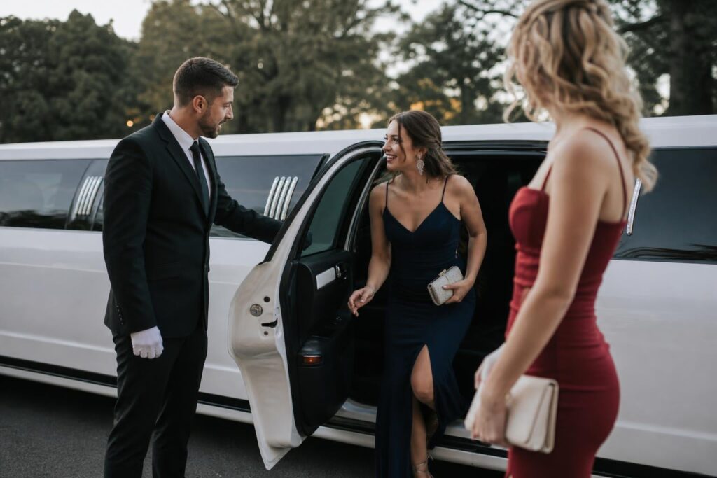 how to book a stretch limousine for a formal