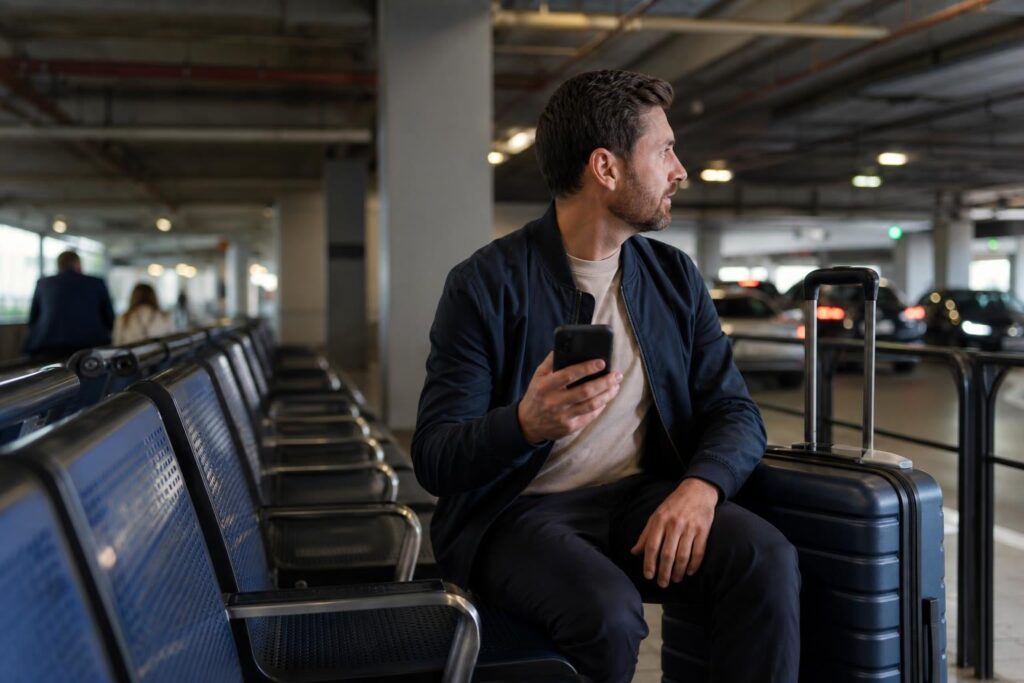 how to meet someone at busy airport arrivals