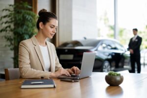 step-by-step process for booking an online chauffeur transfer